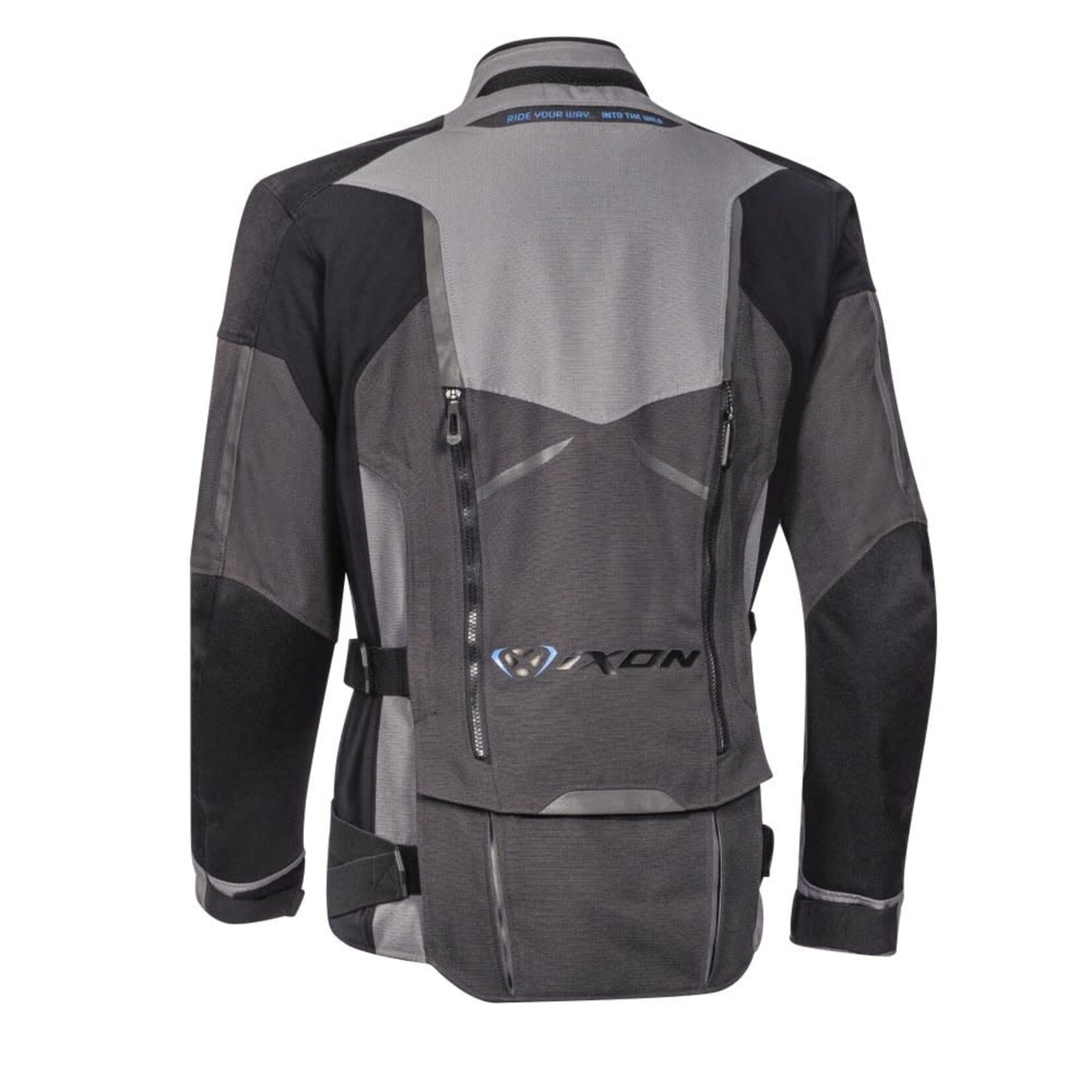 Ixon Ixon jacket textile ragnar anthracite/grey/blue