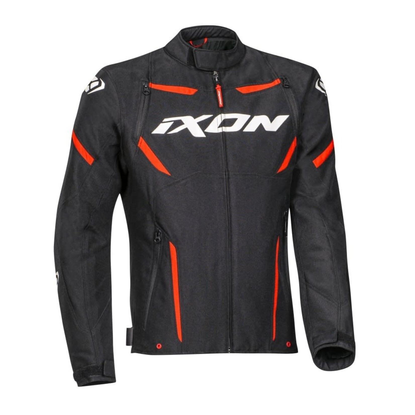 Ixon Ixon jacket textile striker black/white/red