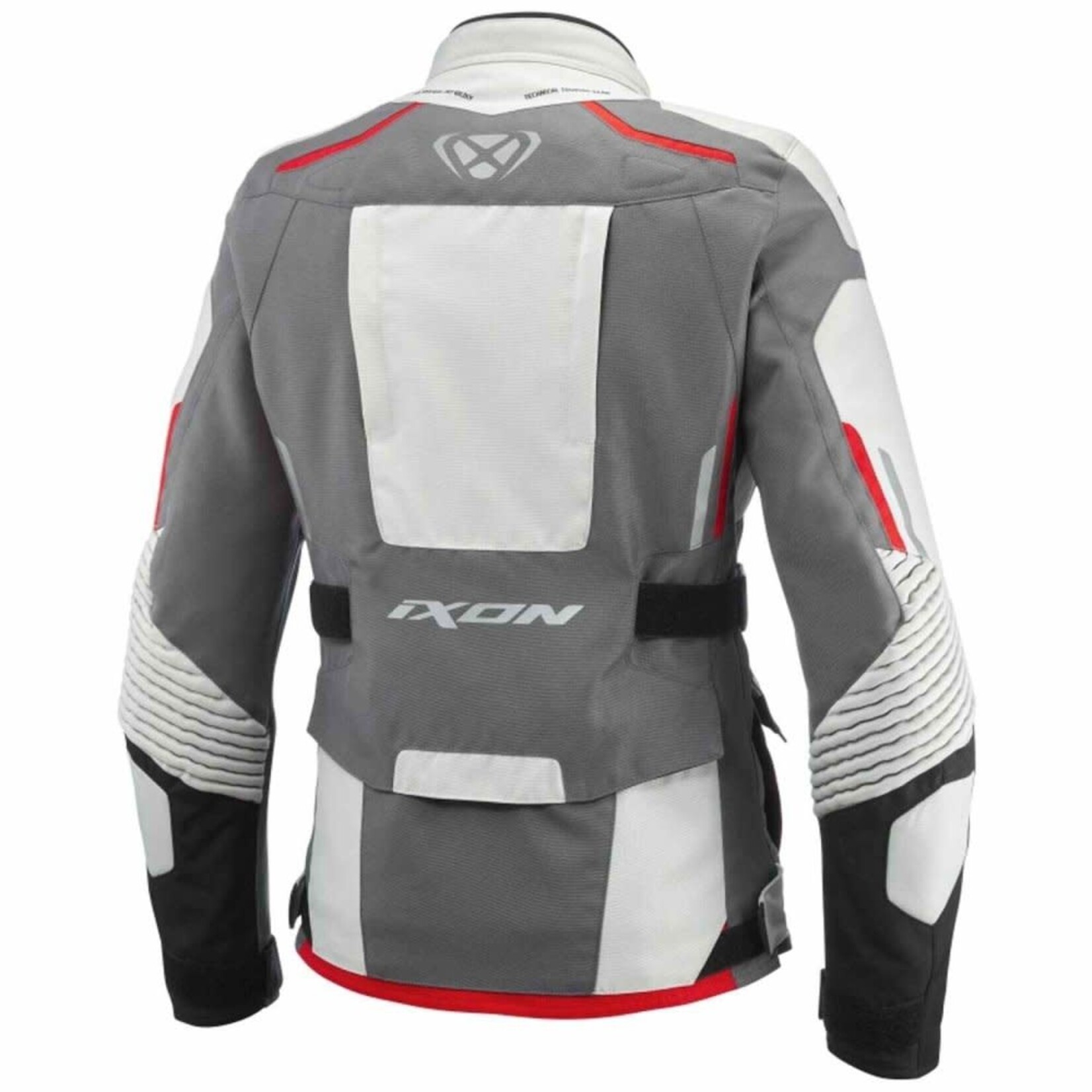 Ixon Ixon jacket textile ladies midgard grey/black/red