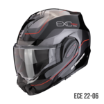 Scorpion Scorpion helmet EXO-TECH EVO PRO COMMUTA black/silver/red