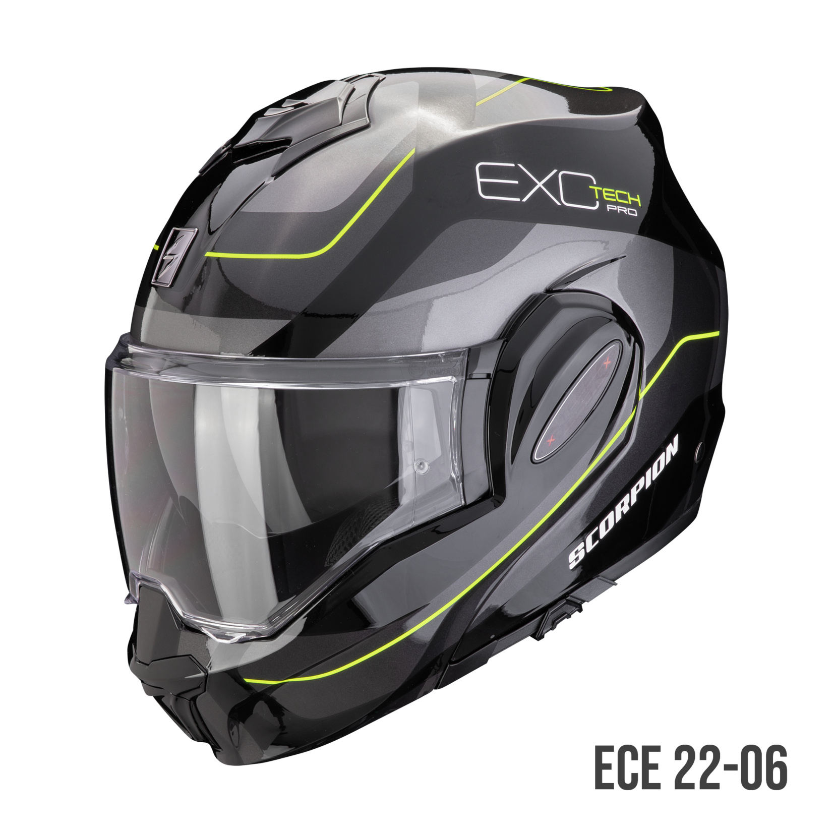 Scorpion Scorpion helmet EXO-TECH EVO PRO COMMUTA black/silver/yellow