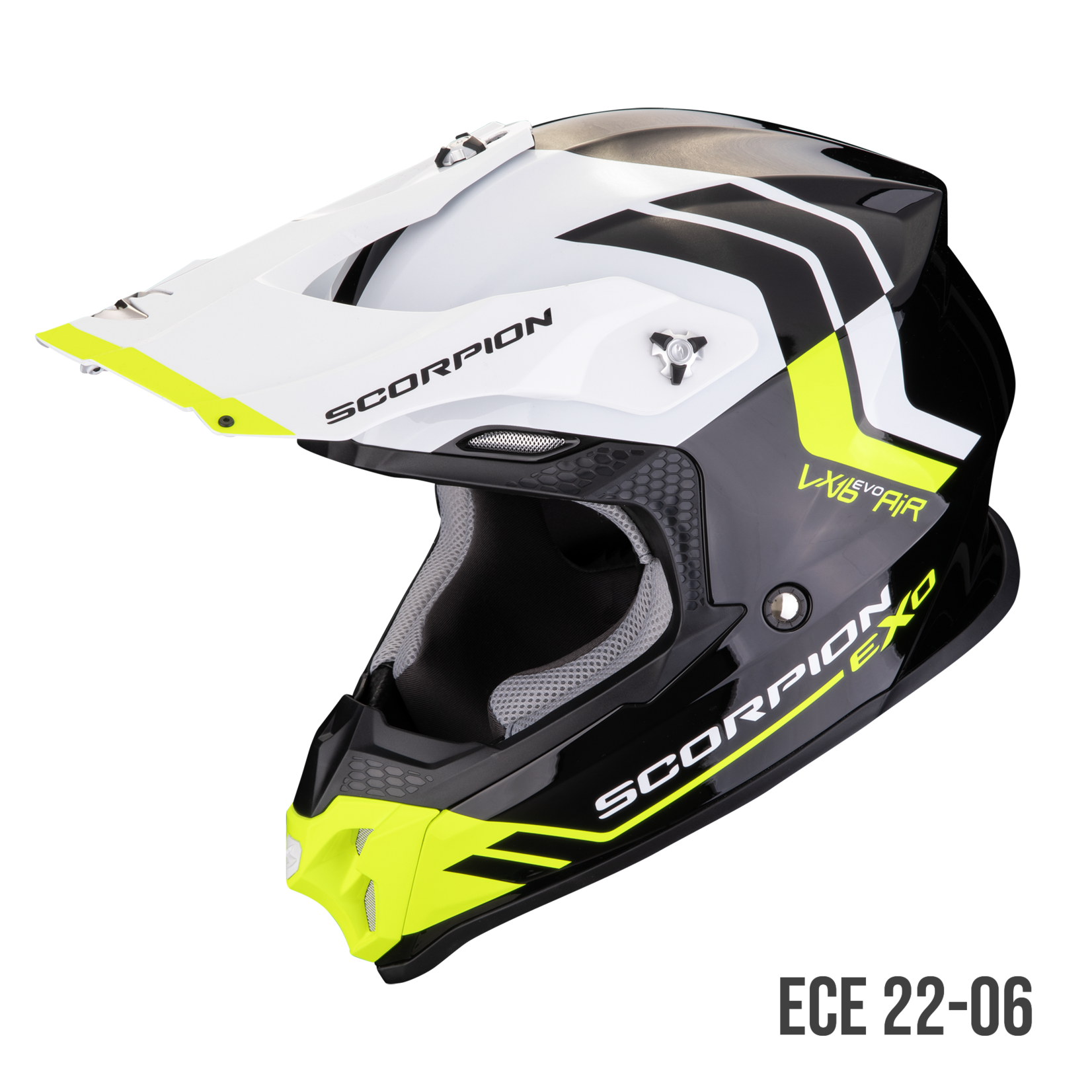 Scorpion Scorpion helmet VX-16 EVO AIR FUSION black/fluo.yellow