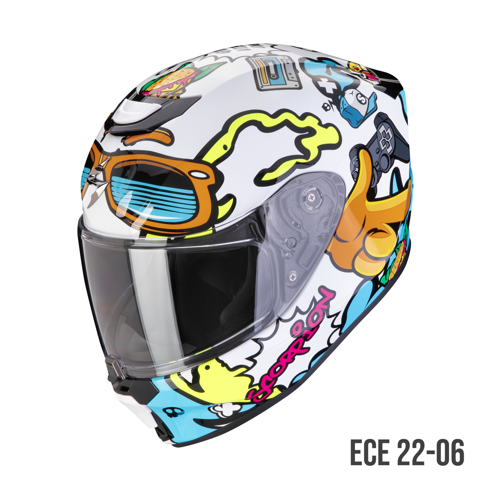 Scorpion Scorpion EXO-JNR FUN white/blue