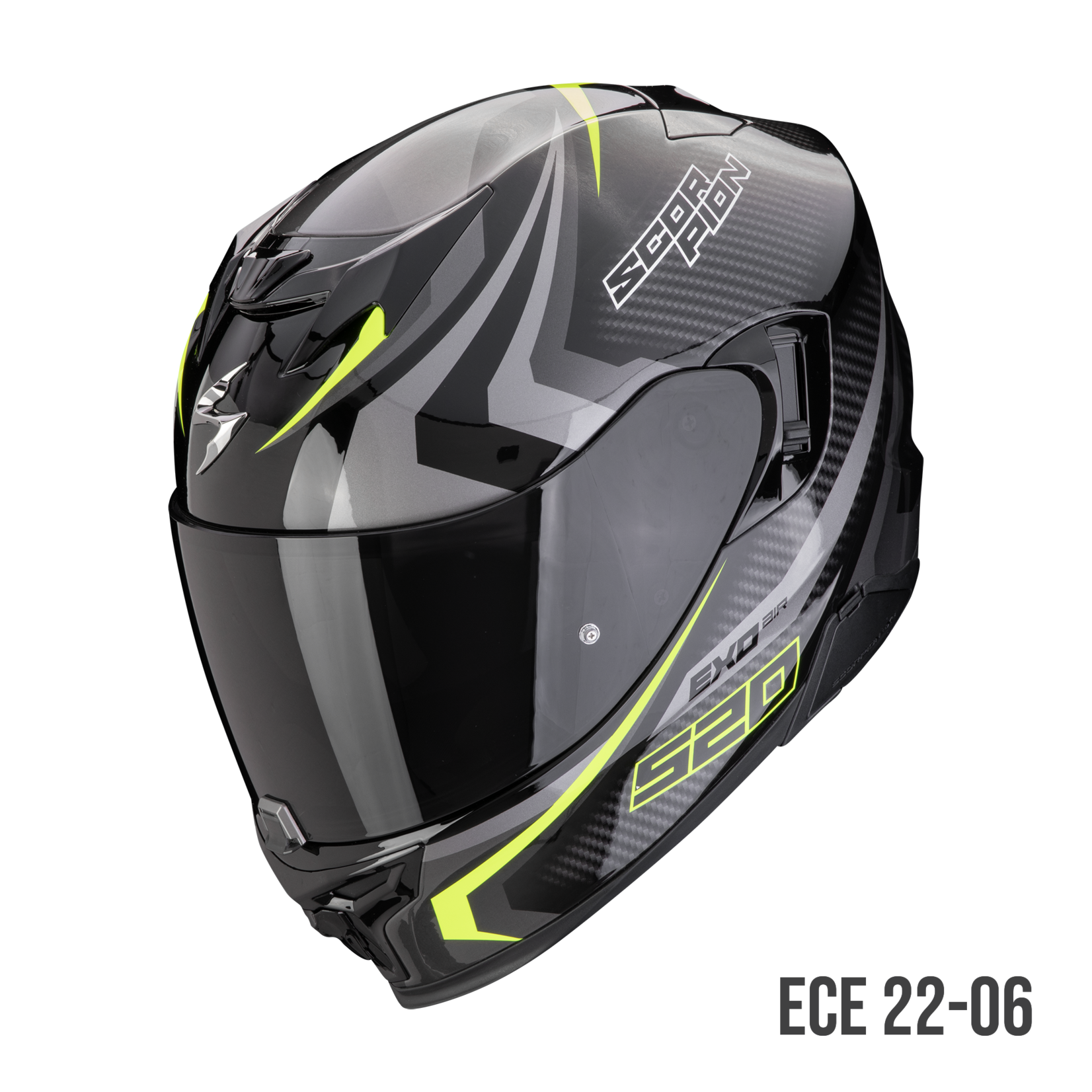 Scorpion Scorpion EXO-520 EVO AIR TERRA black/silver/fluo yellow