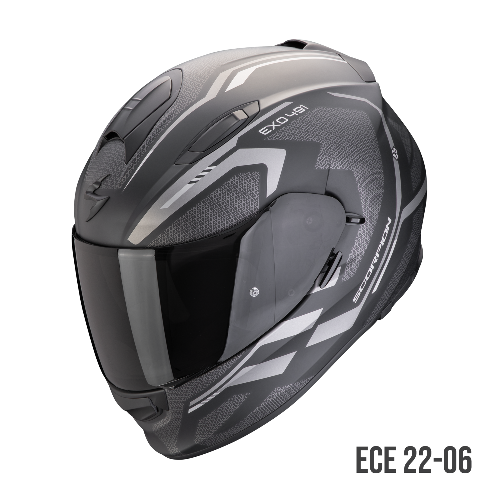 Scorpion Scorpion helmet EXO-491 KRIPTA black.mat/silver
