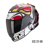 Scorpion Scorpion helmet EXO-491 PIRATE red
