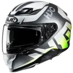 HJC HJC helmet F71 Bard mat.white/grey/yellow