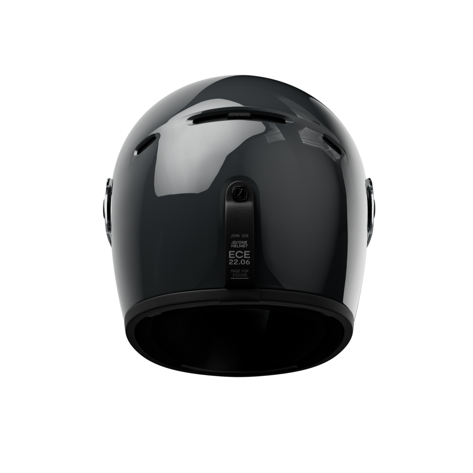 John Doe John Doe jd/one helmet signature black/grey