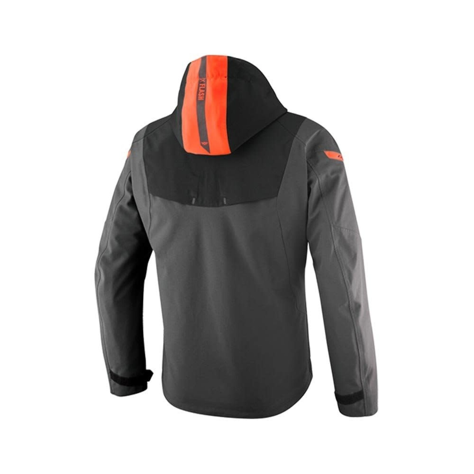 Ixon Ixon jacket textile burning anthracite/black/fluo red