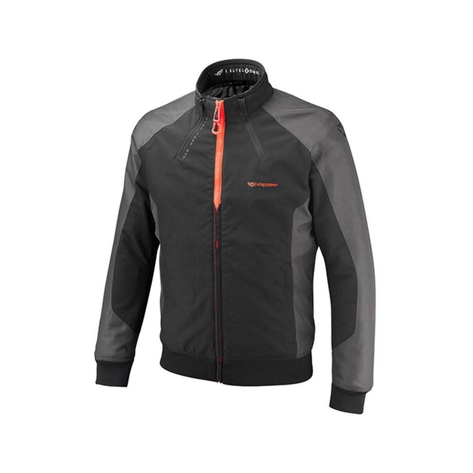 Ixon Ixon jacket textile siwa black/anthra/bright red