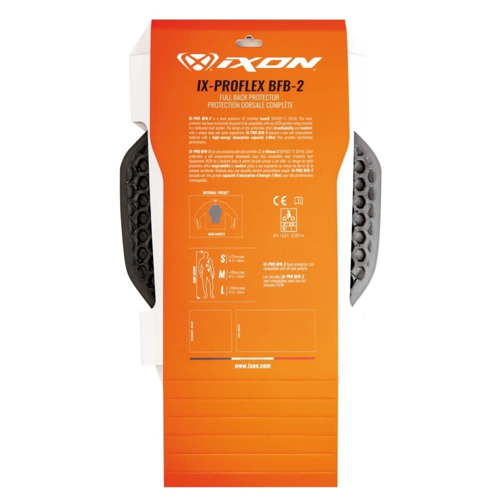 Ixon Ixon protection backprotector (level 2) IX-PRO-BFB-2 grey