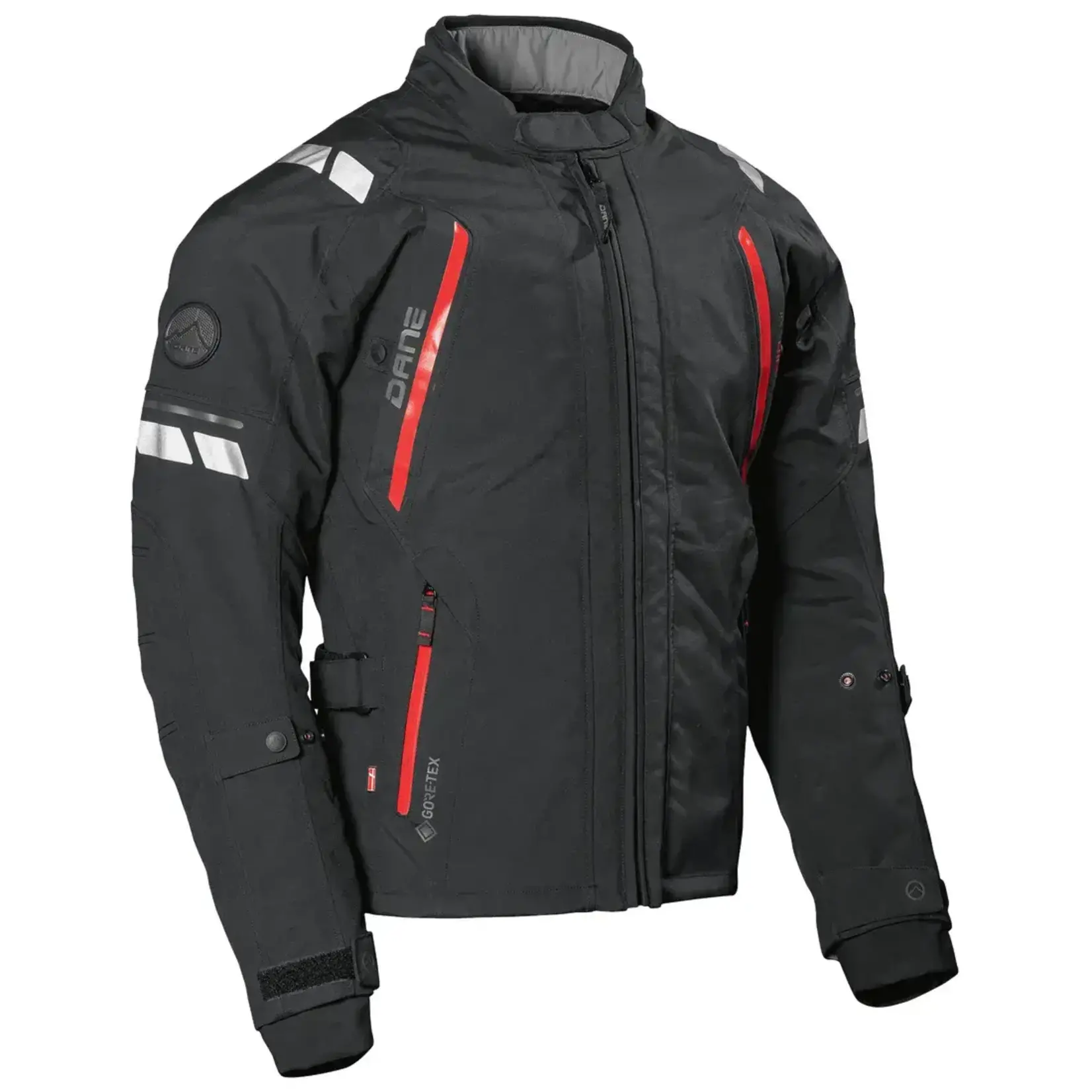 Dane Dane jacket textile GTX elling black/red
