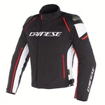 Dainese Dainese jacket textile d-dry racing3 black/white/fluo red