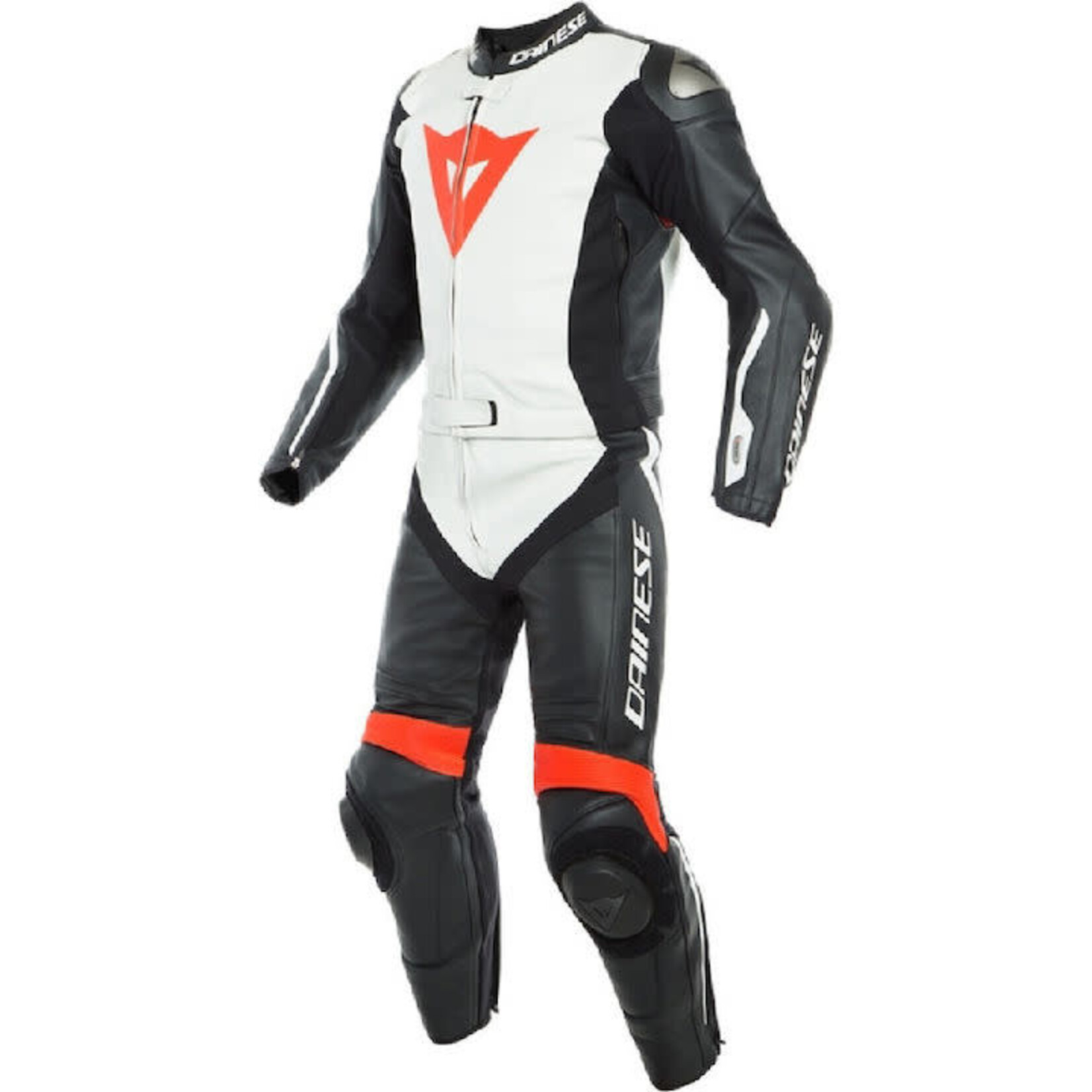 Dainese Dainese d-air combi 2 pc avro black/white/fluo.red 54