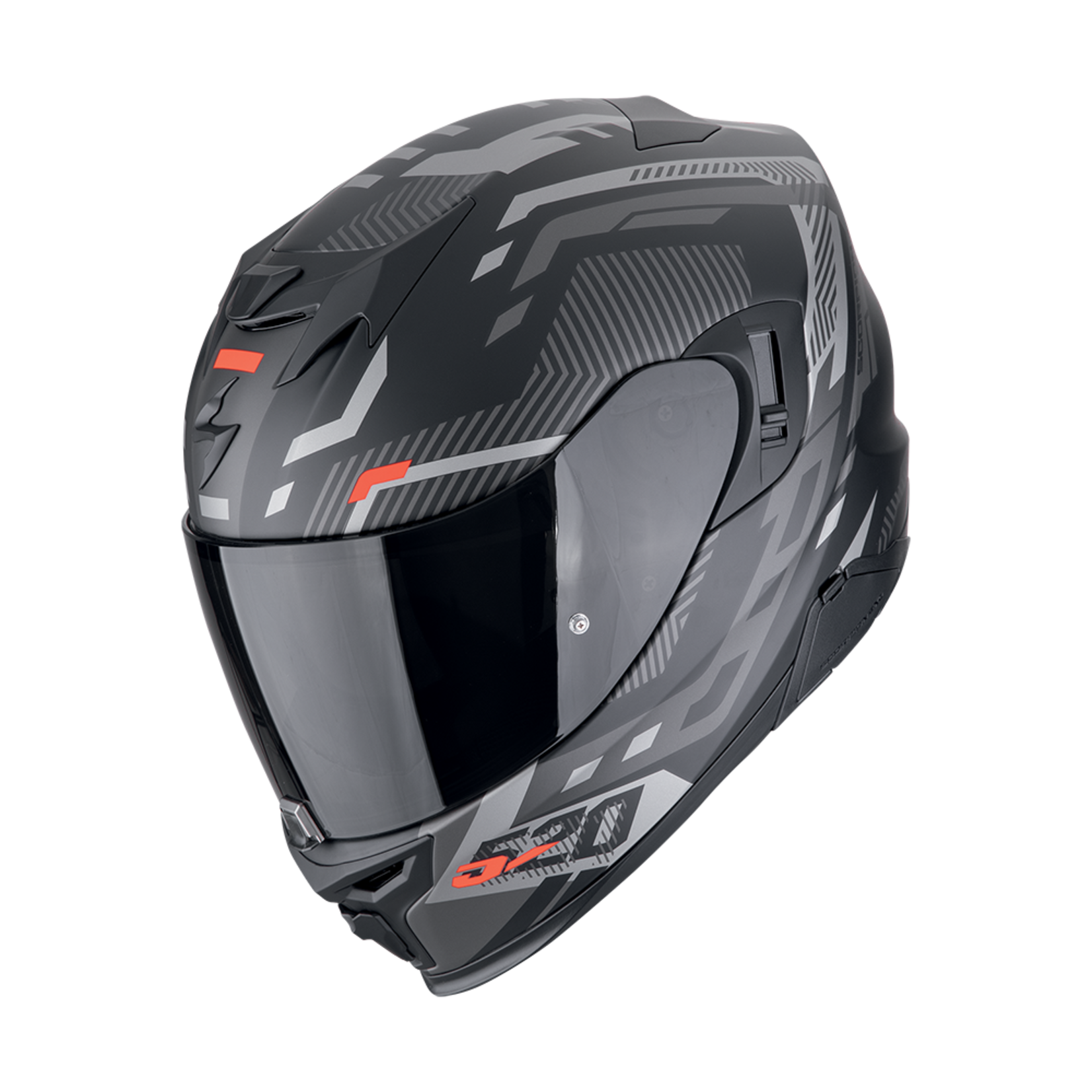 Scorpion scorpion EXO-520 EVO AIR ranka mat black/silver/red