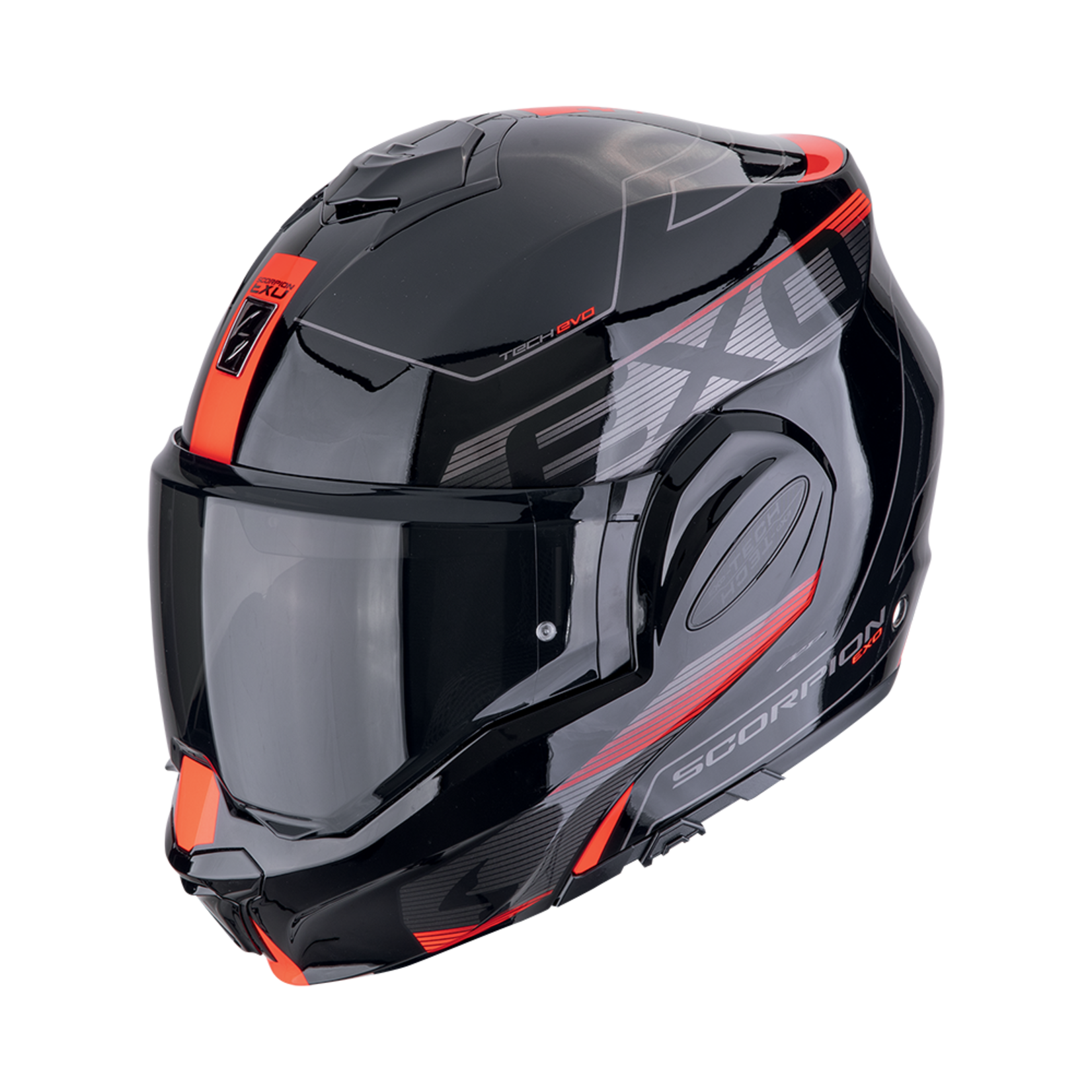 Scorpion Scorpion helmet EXO-TECH EVO TRAVELLER black/red