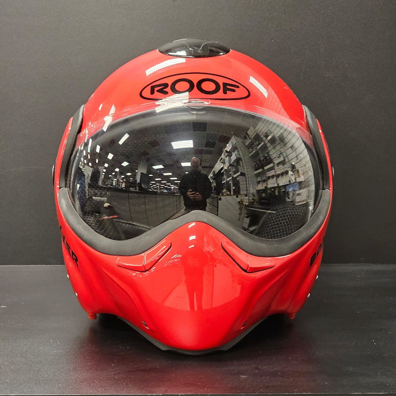 Roof Roof helmet RO9 new boxxer solid red