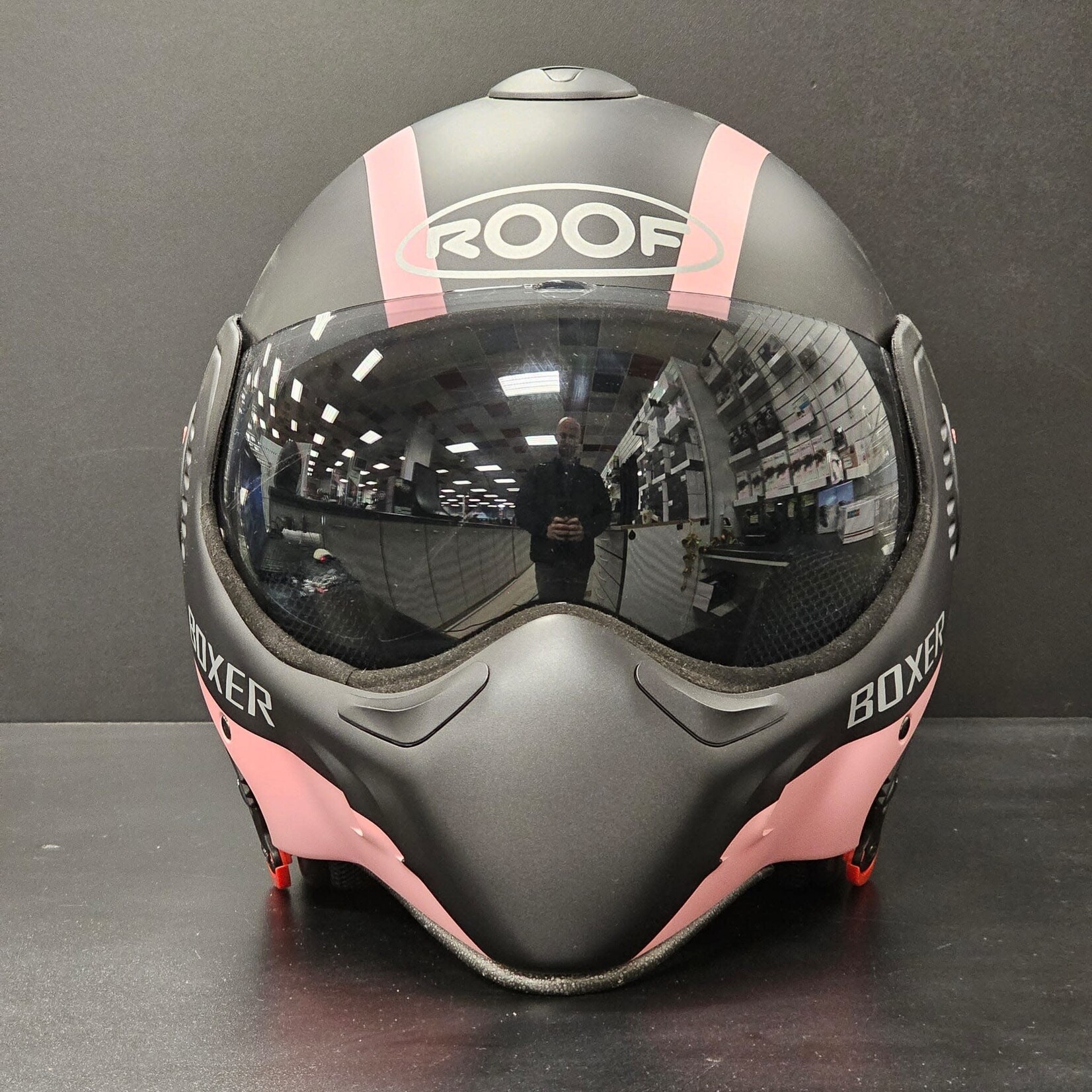 Roof Roof helmet RO5 boxer V8 manga mat.graphite/pink XS/54