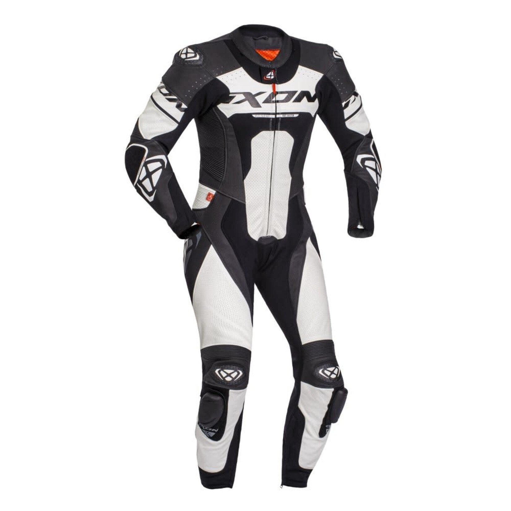 Ixon Ixon combi leather 1pc jackal black/white
