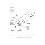 Leo-Vince Leo Vince exhaust BMW R1150 R Kat 99-03 oval allu