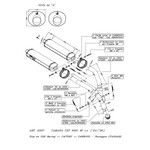 Leo-Vince Leo Vince exhaust Yamaha. YZF 1000 R1 ie 04 factory carbon