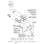Leo-Vince Leo Vince exhaust Yamaha. YZF 1000 R1 ie 04 oval titanium