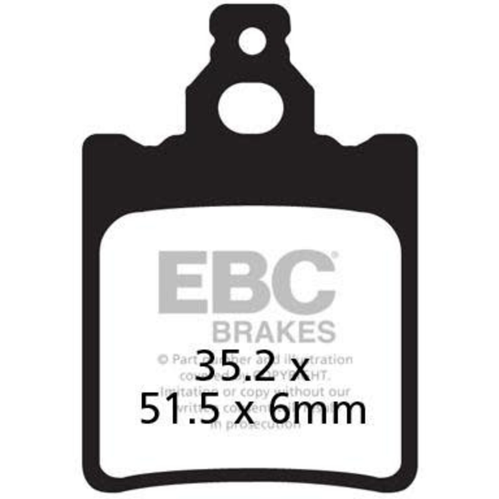 EBC EBC brake pad FA060 KEV [MA74]