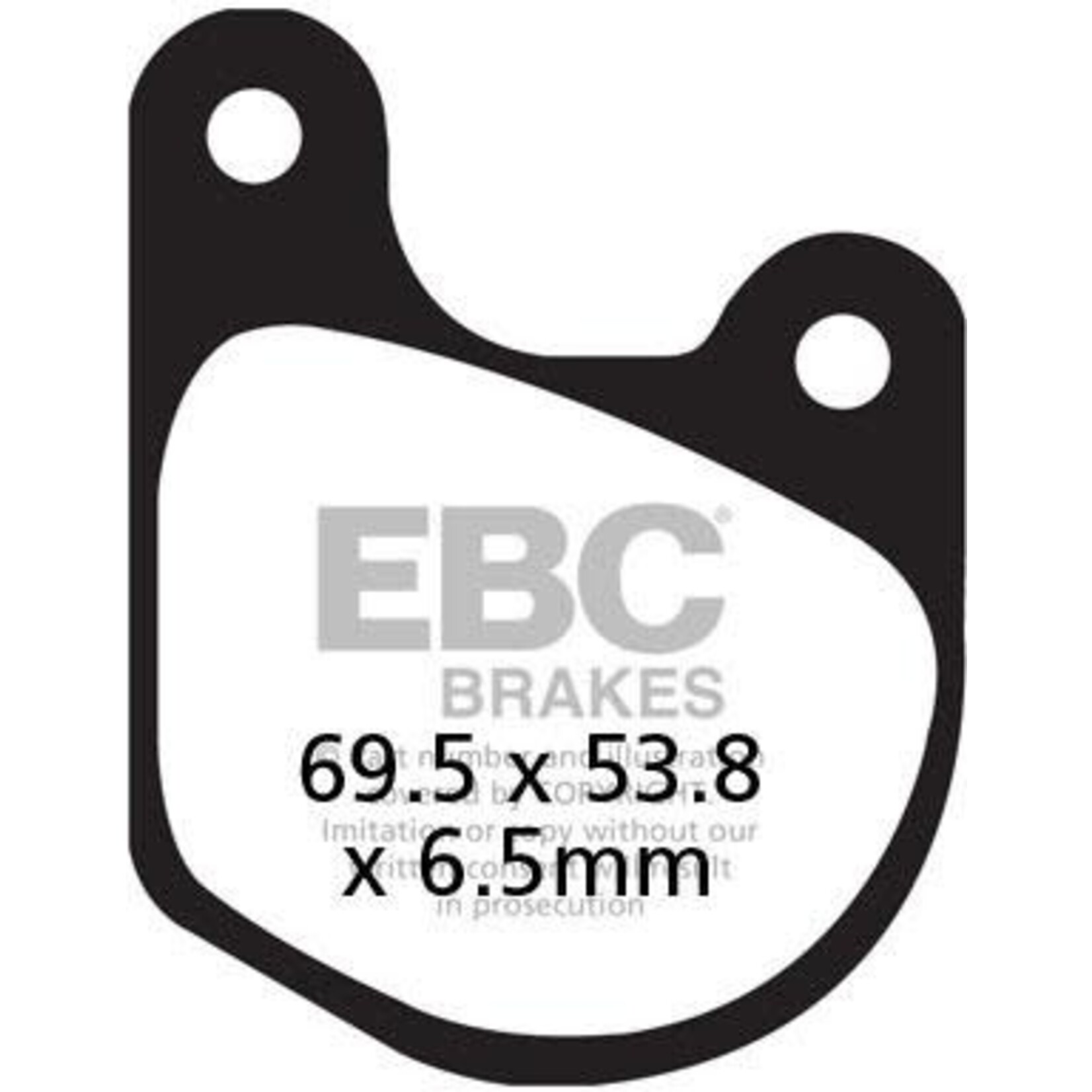EBC EBC brake pad FA071 KEVLAR [CL-2700A3+] [Brembo-07HD0202]