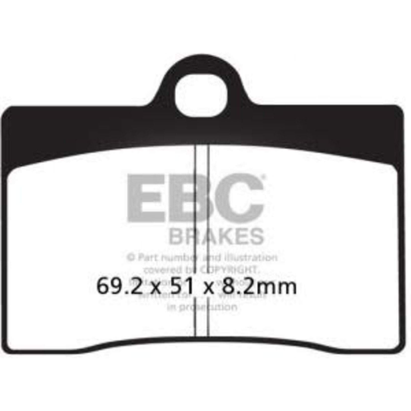 EBC EBC brake pad FA095 KEVLAR [MA321]