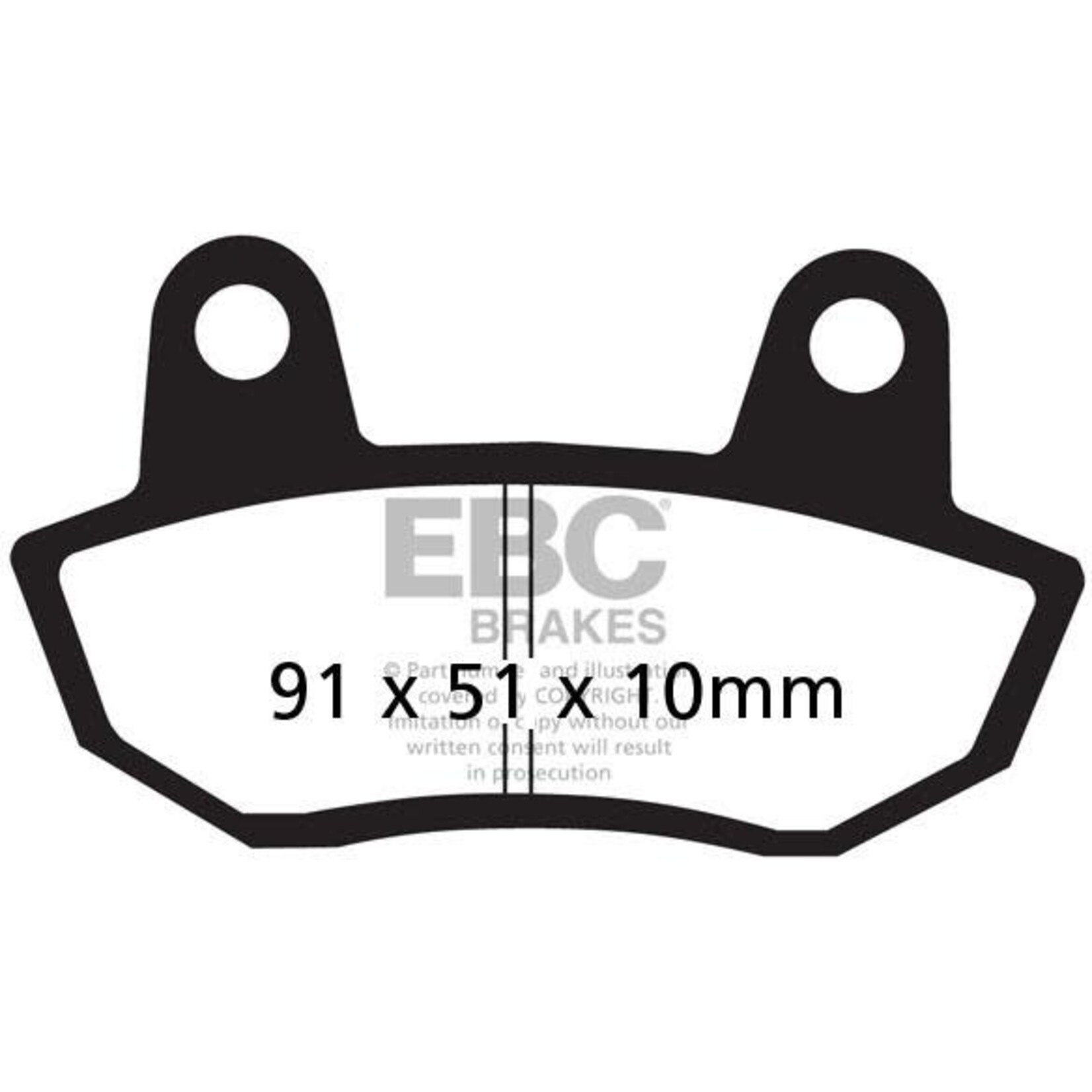 EBC EBC brake pad FA090 KEVLAR [MA61]