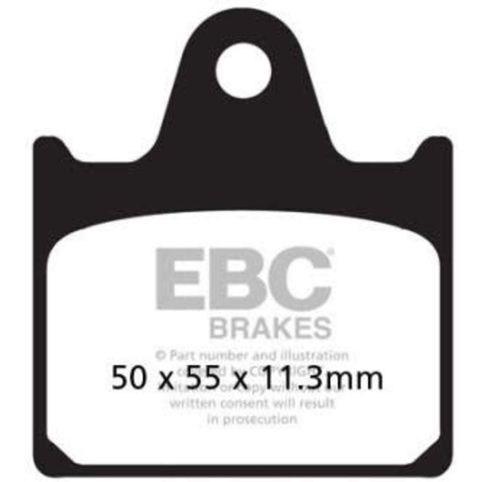 EBC EBC brake pad FA109 KEVLAR [Hon.VF100 RE/RF/RG]