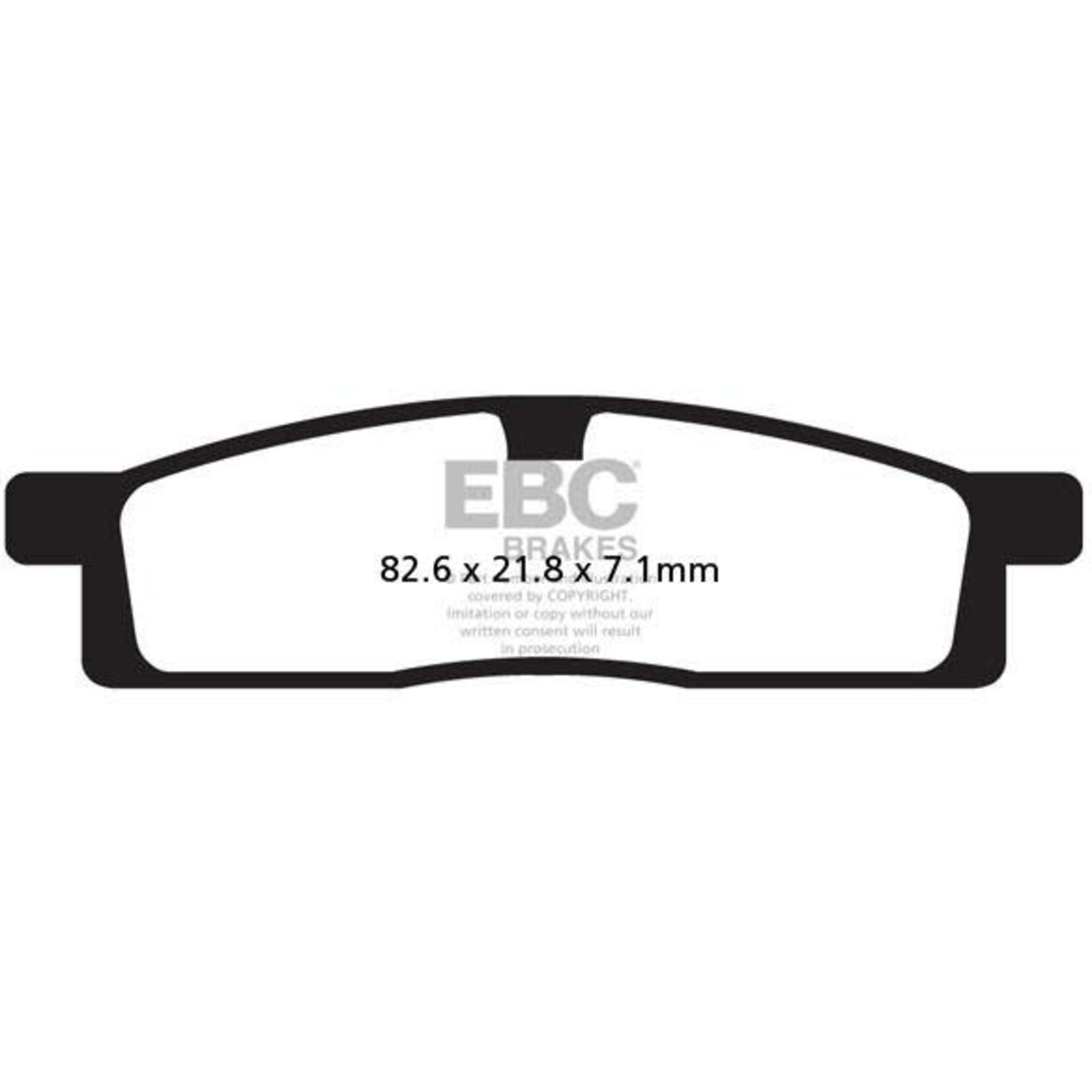 EBC EBC brake pad FA119 TT [MO98]