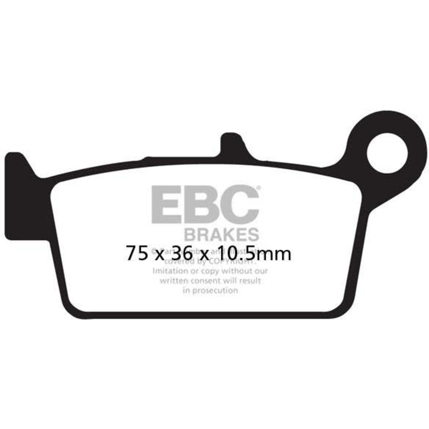 EBC EBC brake pad FA131R [MO104]