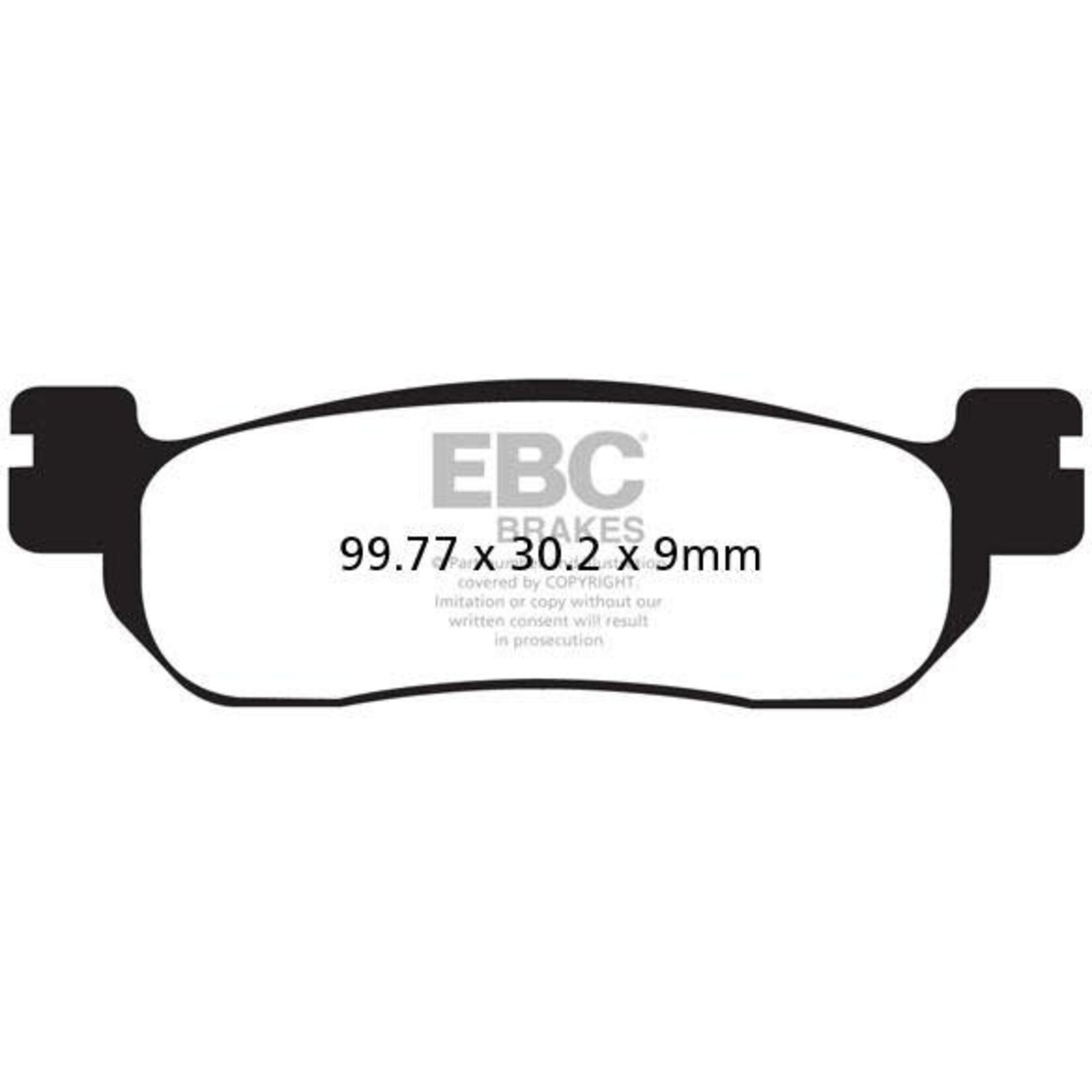 EBC EBC Brake pad SFA275 ORGANIC SCOOTER [MSS228]