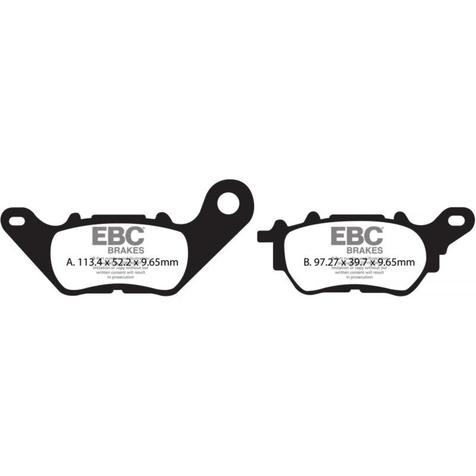 EBC EBC brake pad FA706 SFA scooter