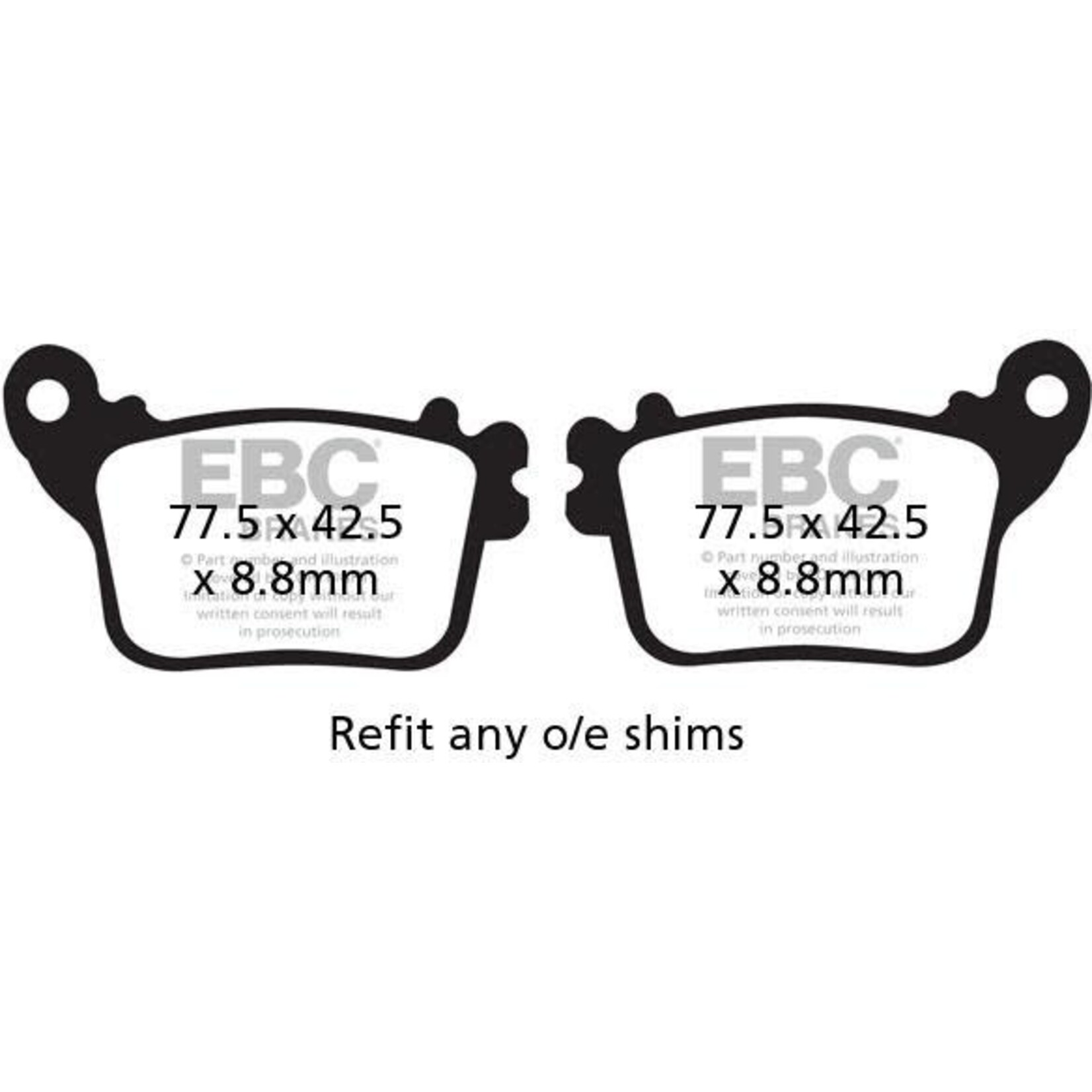 EBC EBC brake pad FA436KEV