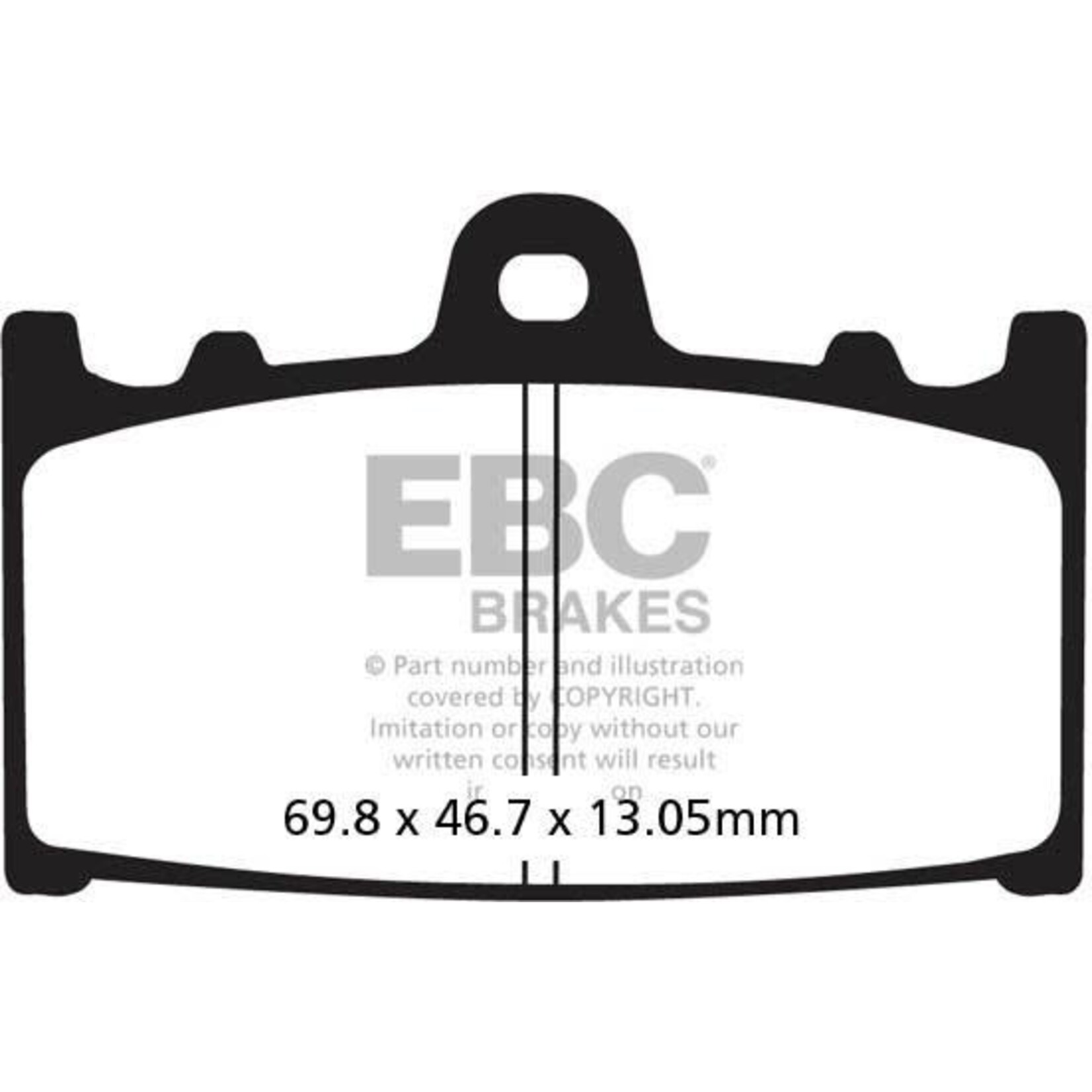 EBC EBC brake pad FA366 TT