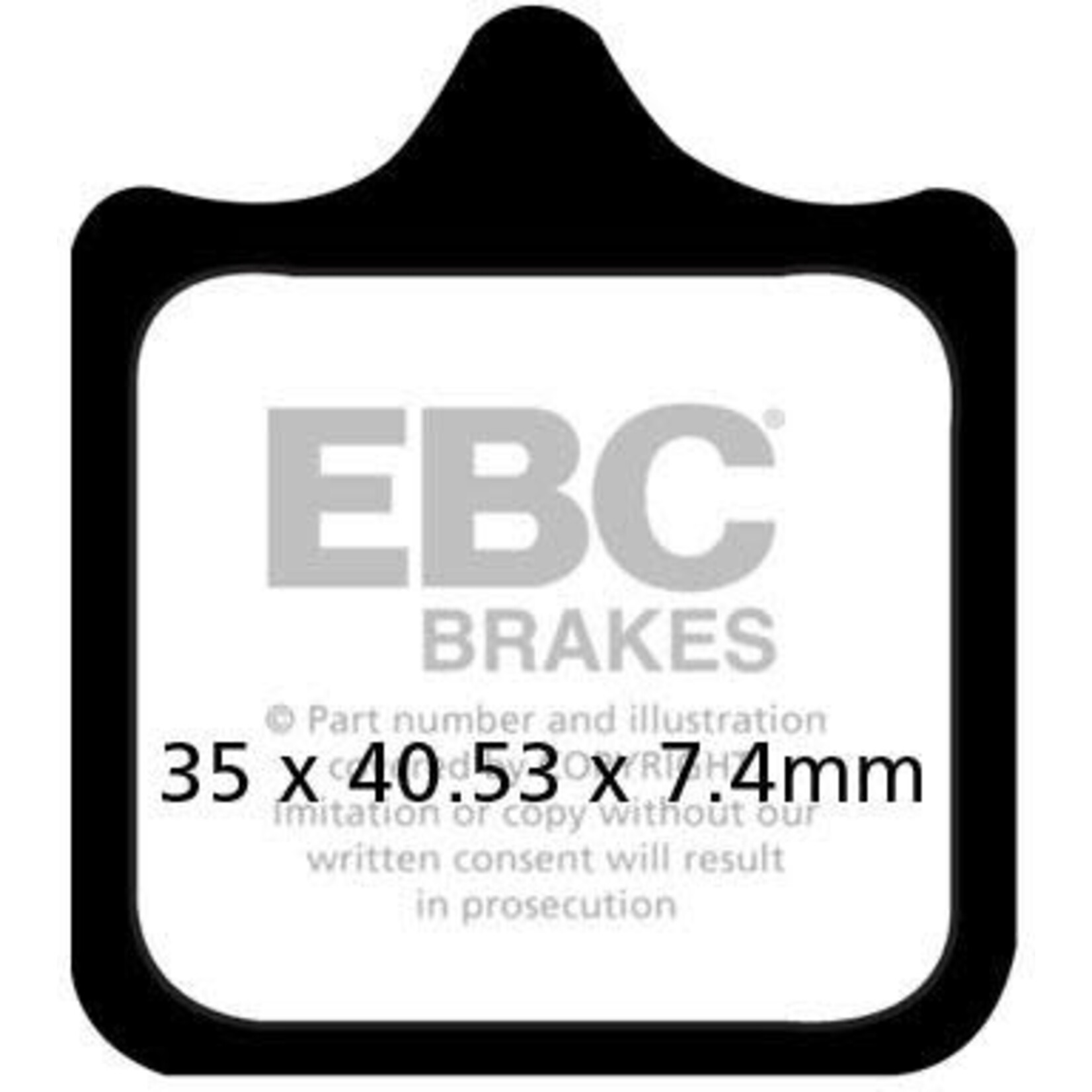 EBC EBC brake pad FA322/4 HH