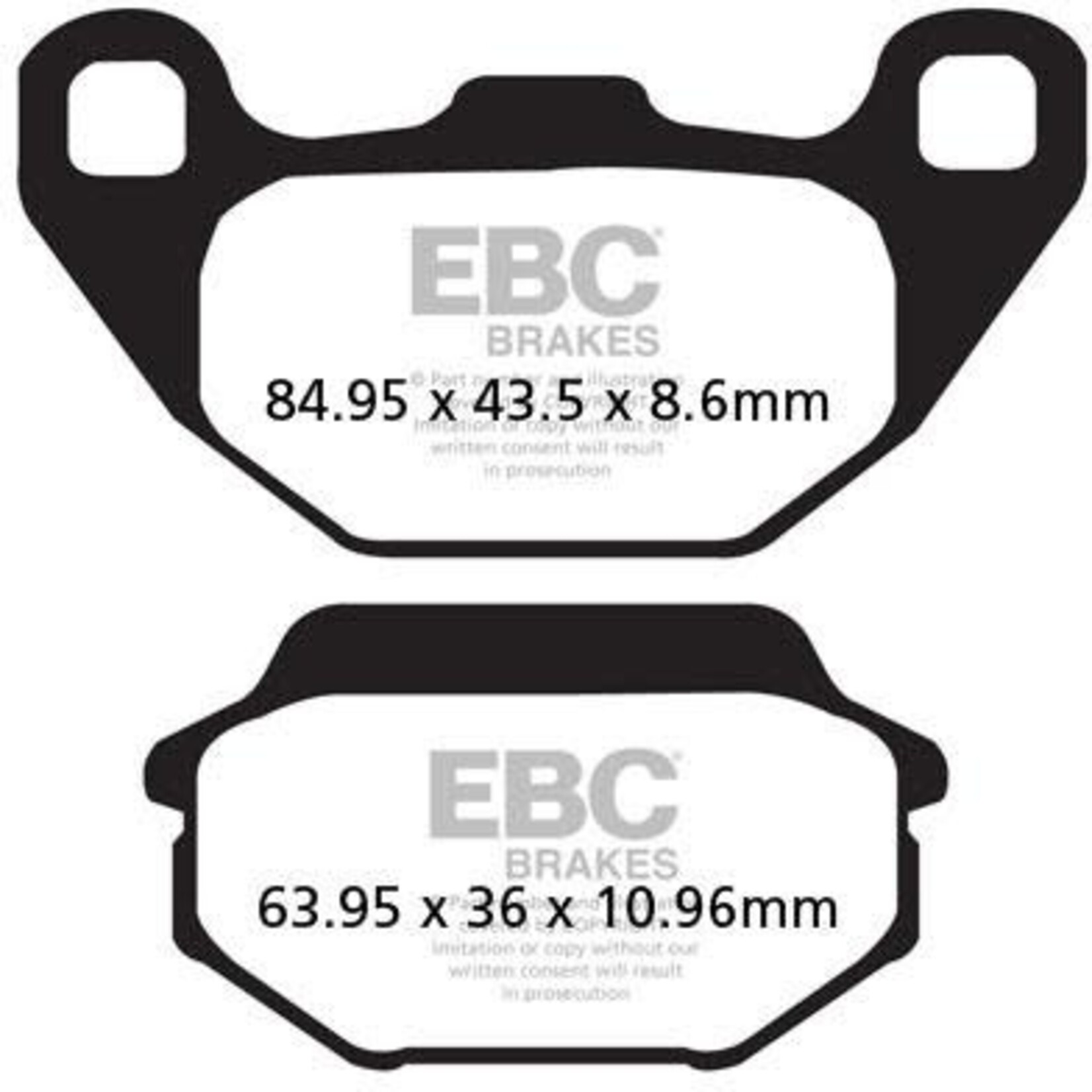 EBC EBC brake pad FA305 KEV [ME249]