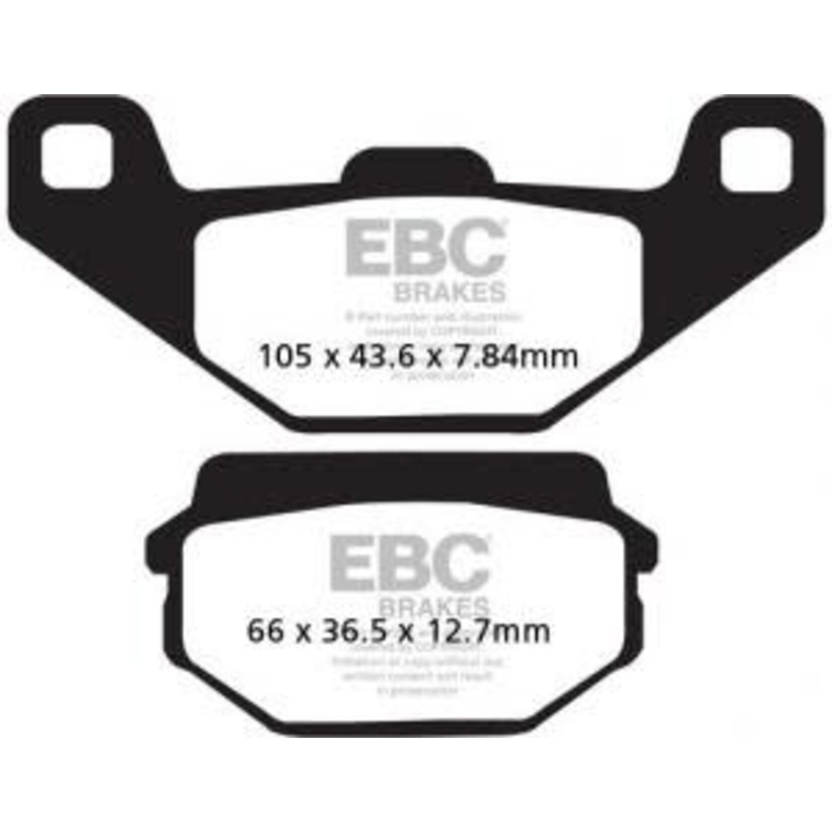 EBC EBC brake pad FA297 KEV [ME245]