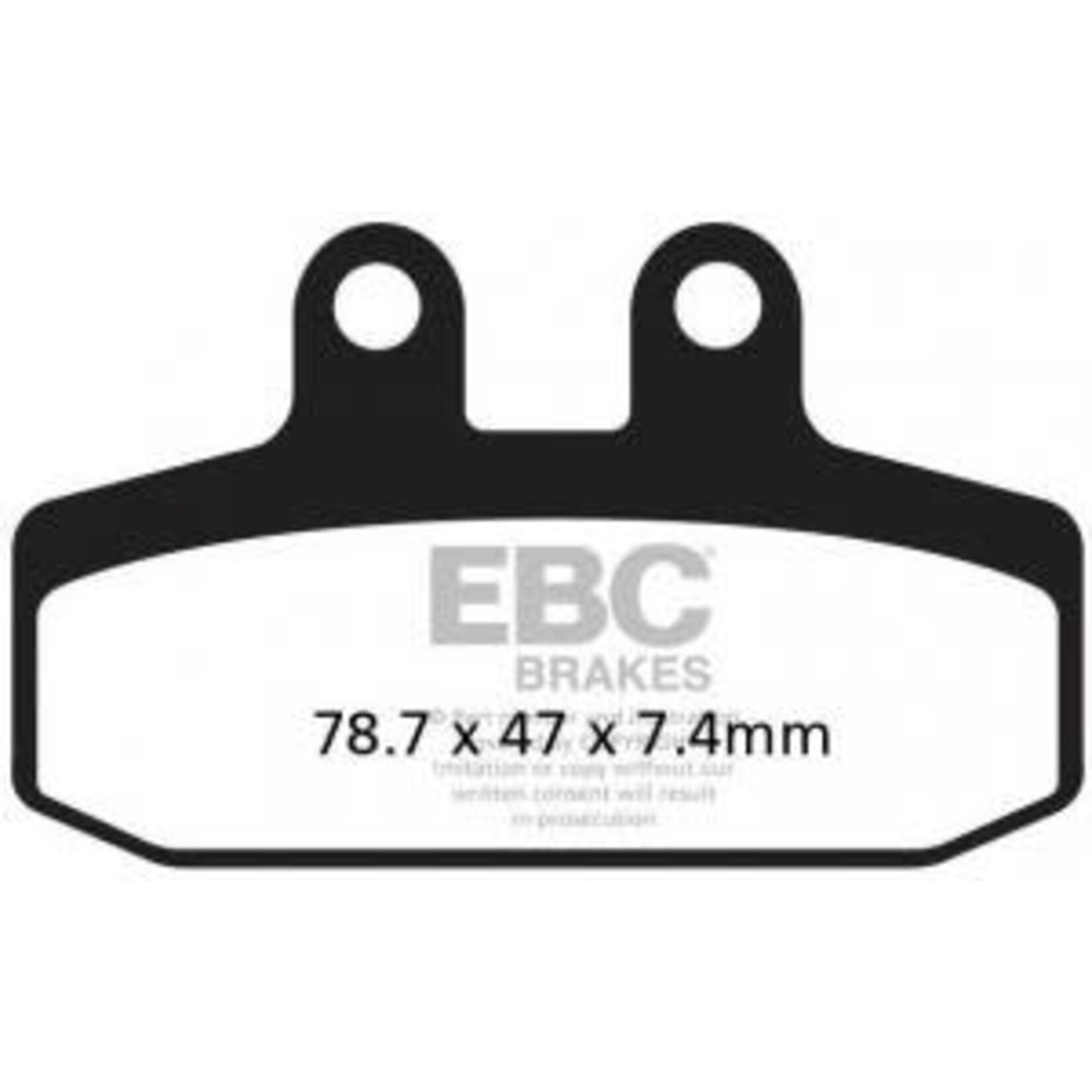EBC EBC brake pad FA256 KEV [MA88] [ME196]