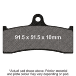 EBC EBC brake pad FA249 HH sinter[MA176][MF176]