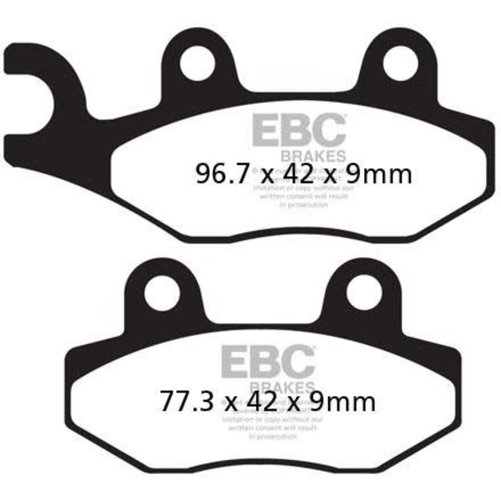 EBC EBC brake pad FA228 KEVLAR