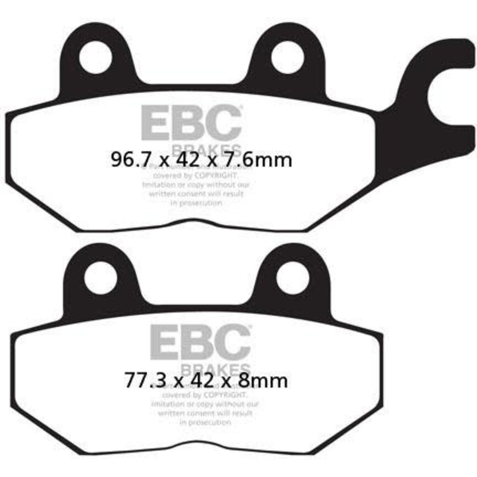 EBC EBC brake pad FA215 HH sinter [MF138]