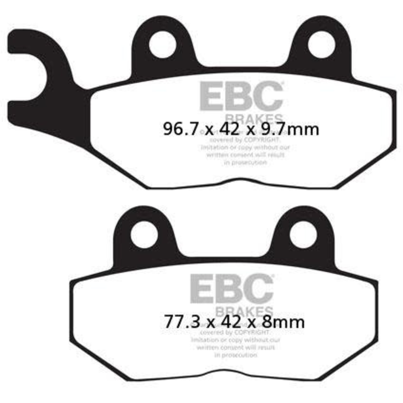 EBC EBC brake pad FA214/2 HH [MR111]