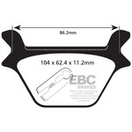 EBC EBC brake pad FA200 KEVLAR