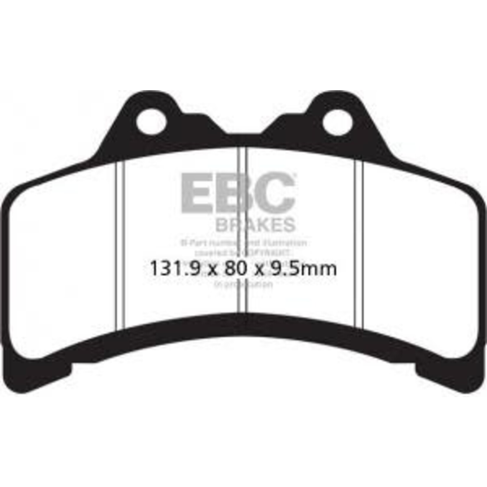 EBC EBC brake pad FA191 KEVLAR [MA182]