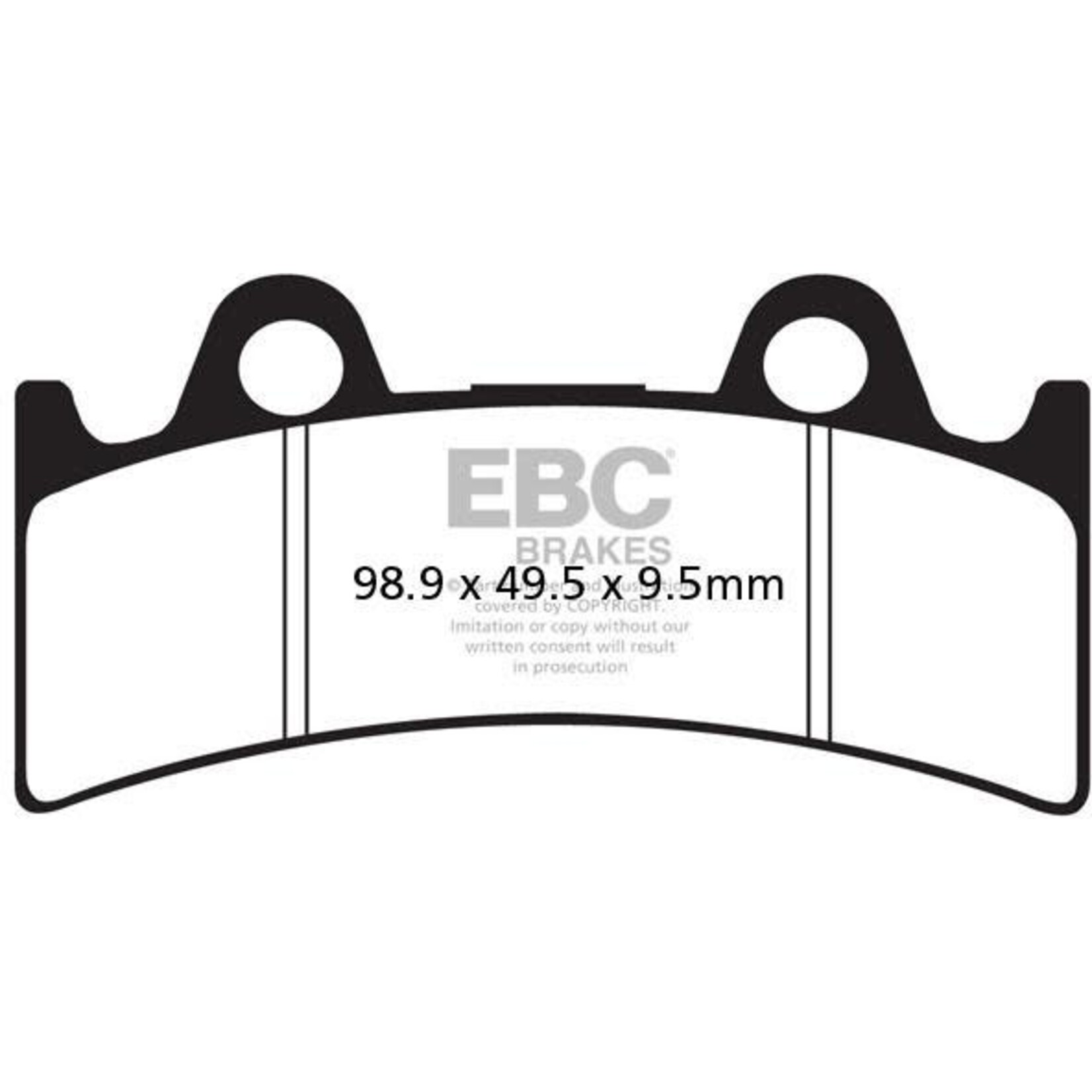 EBC EBC brake pad FA190 GHH sinter RACING PADS [MF183]
