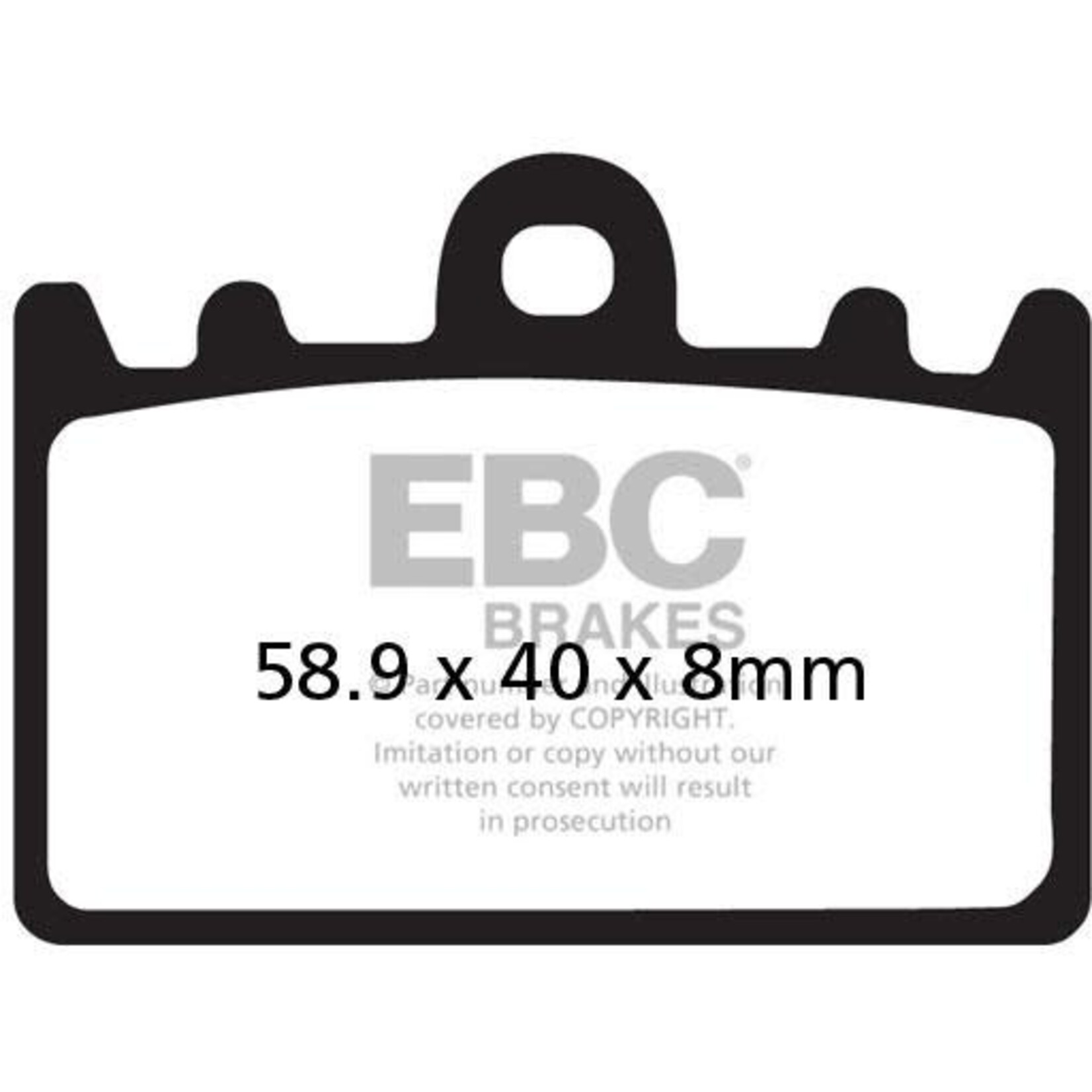 EBC EBC brake pad FA180 KEV