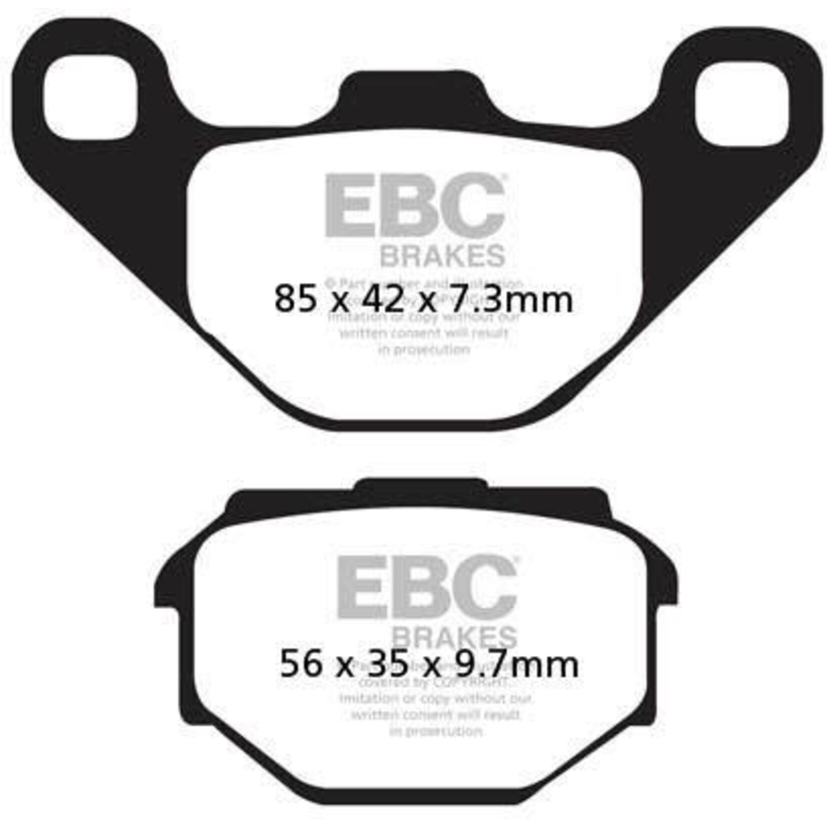 EBC EBC brake pad FA173 KEVLAR
